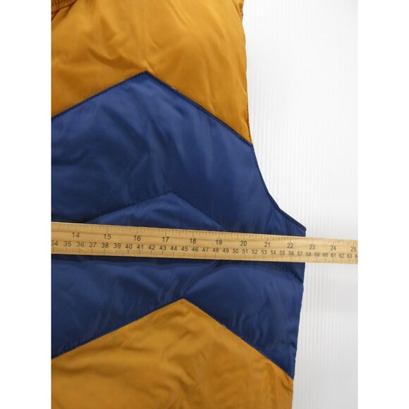 VINTAGE Camel Vest Large Goose Down Puffer Quilted 70s 80s Gorpcore * - Picture 7 of 14